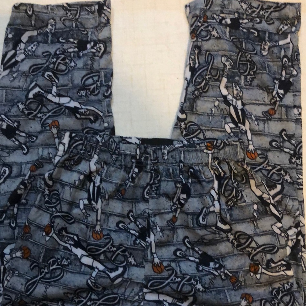 Pajama pants Basketball boys new size 6/7 polyester Joe Boxer